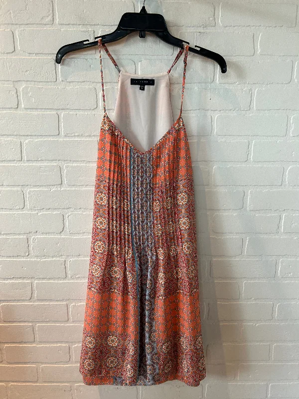 Limited Availability Orange Dress Casual Short Loft, Size M