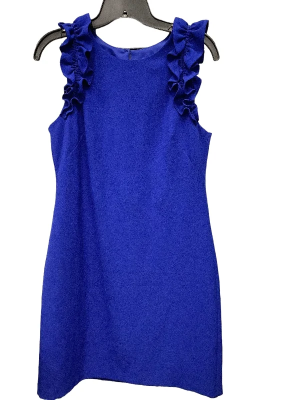 Season Finale Sale Blue Dress Casual Short Chelsea 28, Size 4