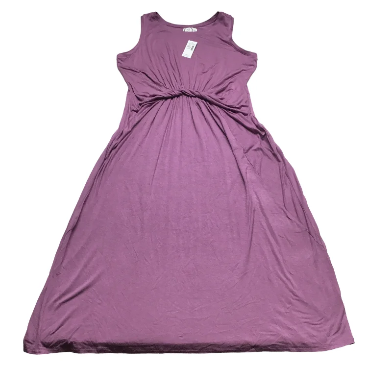 Friends and Family Sale Purple Dress Casual Midi Maurices, Size L