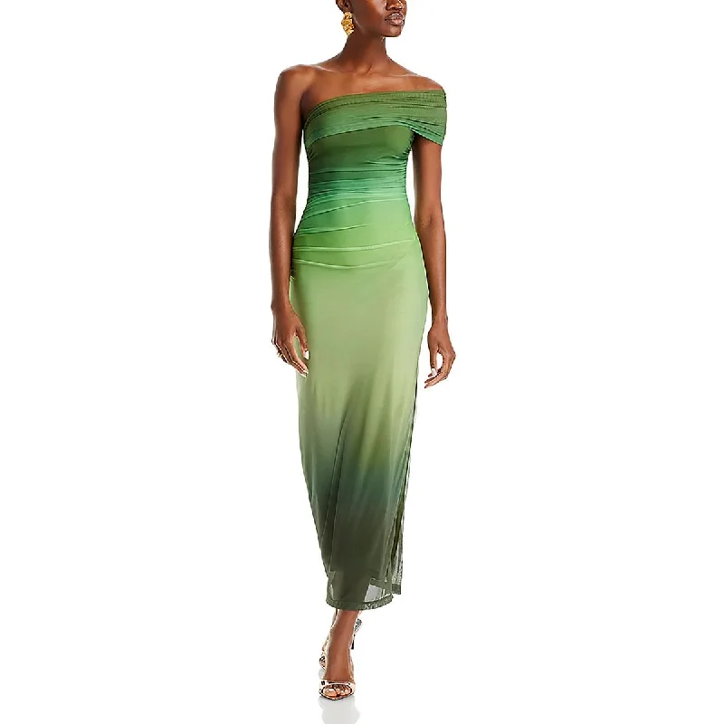 Price Drop Alert Aurelia Womens Ombre One Shoulder Evening Dress