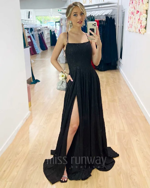 Daily Specials Zahara Glitter Gown - Black