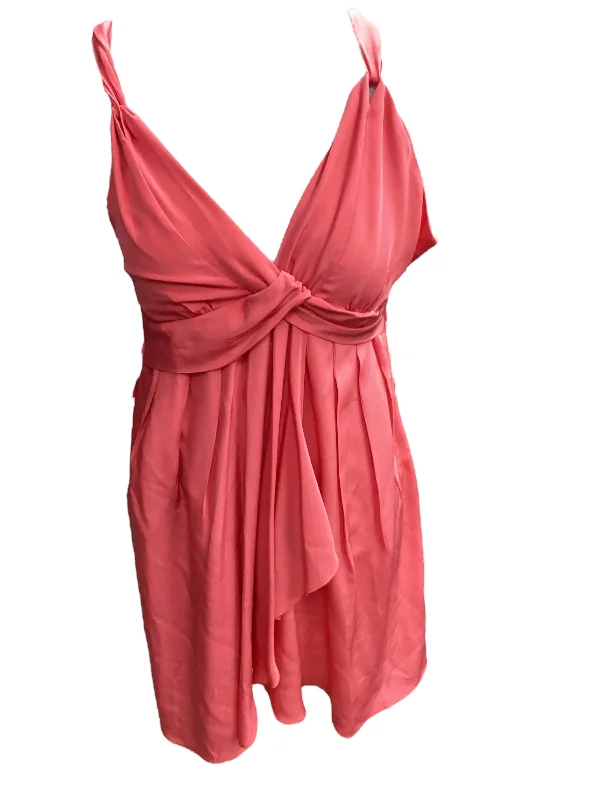 Sale Event Pink Dress Party Midi Banana Republic, Size 2