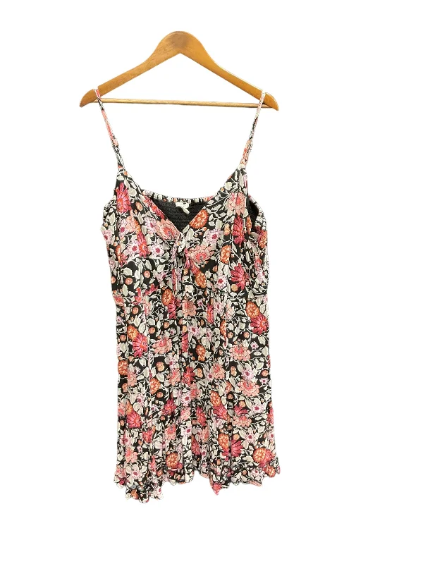 Act Now Floral Print Dress Casual Short Maurices, Size 3x