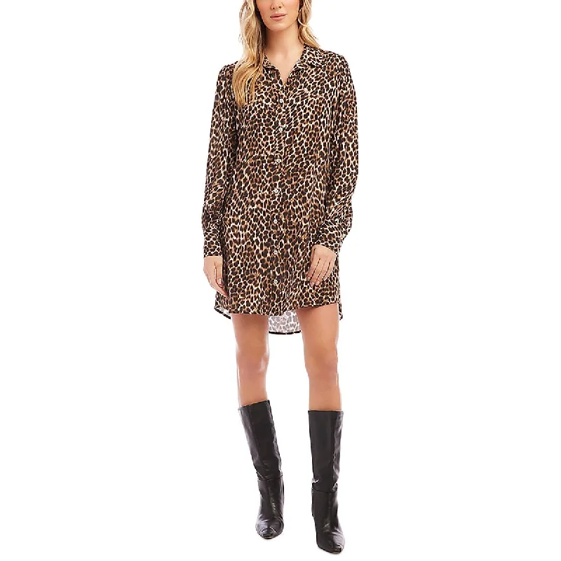 Exclusive Deal Womens Collar Midi Shirtdress