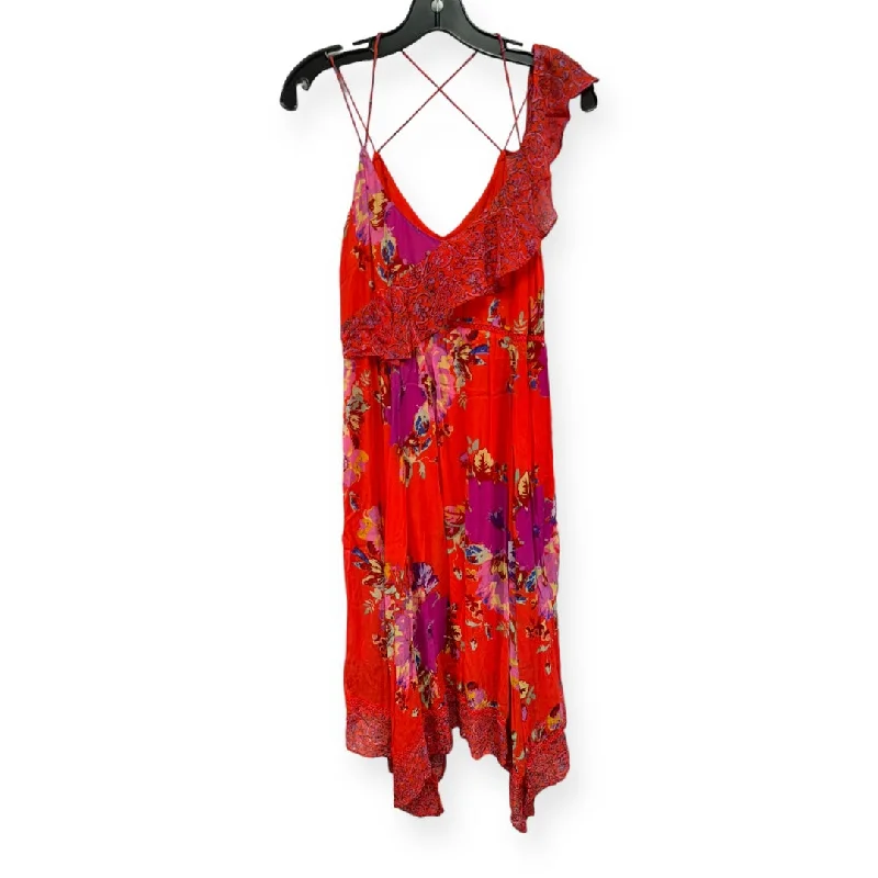 Huge Discounts Floral Print Dress Casual Midi Maeve, Size 2