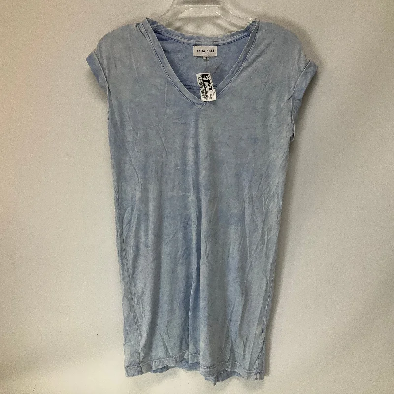 Instant Savings Blue Dress Casual Short Bella Dahl, Size Xs