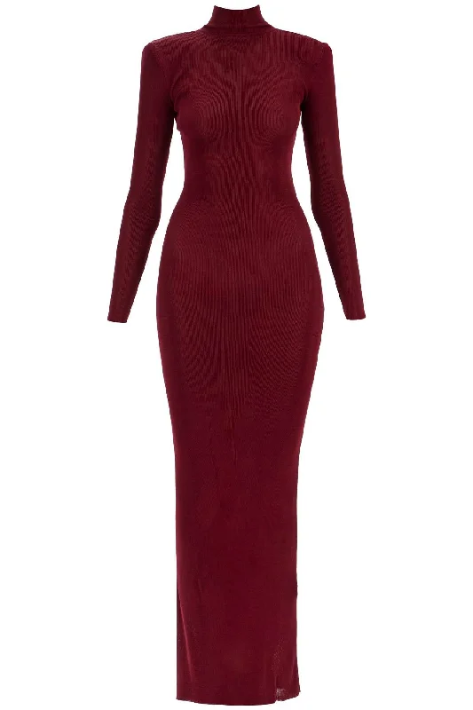 Amazing Deals Self Portrait Maxi Viscose Knit Dress In