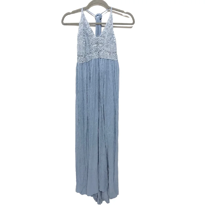 Closeout Sale Blue Dress Casual Maxi Clothes Mentor, Size Xl