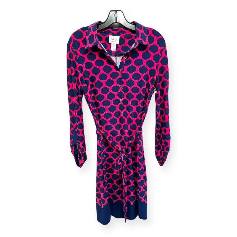 Extra Savings Pink Dress Casual Midi DN Collection, Size 8