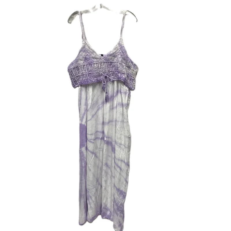 Price Buster Purple Dress Casual Maxi By RAVIVA, Size: 1x