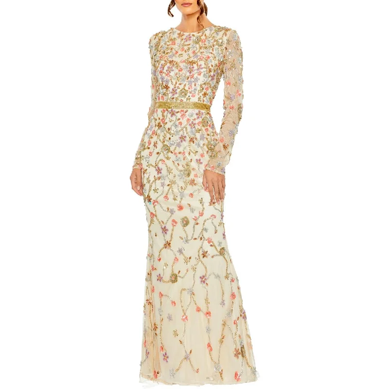 Factory Direct Sale Womens Embellished Formal Evening Dress