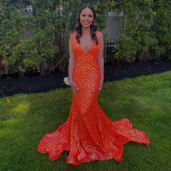 Quick Sale Prom Dress in Orange
