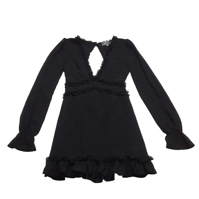 Blowout Sale Black Dress Casual Short Clothes Mentor, Size S
