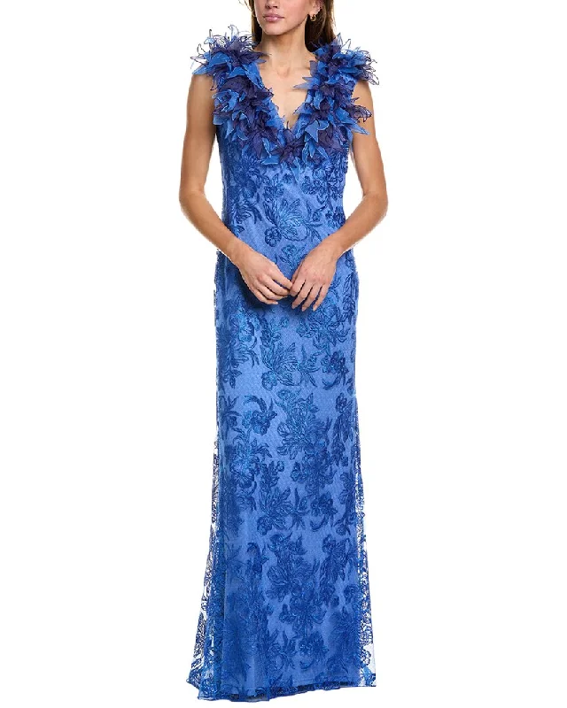 Factory Direct Sale Tadashi Shoji Lace Gown