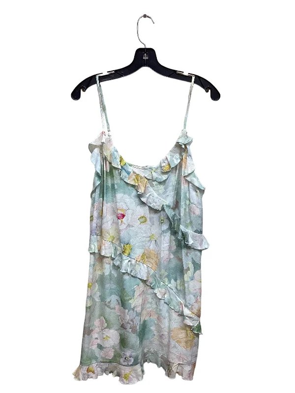 Major Savings Floral Print Dress Casual Short H&m, Size L