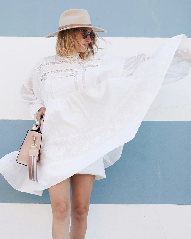 Special Promotion Unforgettable Oversized Lace Mini Dress