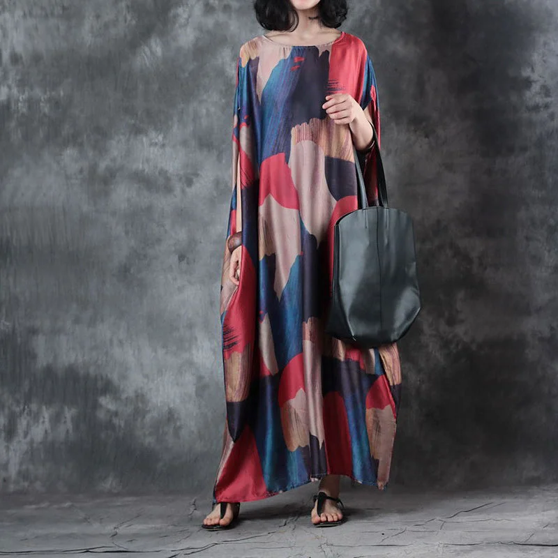 Special Savings Elegant print maxi dresses o neck short sleeve summer dress baggy dresses bridesmaid dress Special Savings Elegant print maxi dresses o neck short sleeve summer dress baggy dresses bridesmaid dress