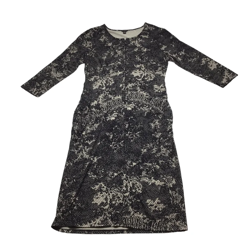 Price Reduction Black & Cream Dress Work Ann Taylor, Size 12