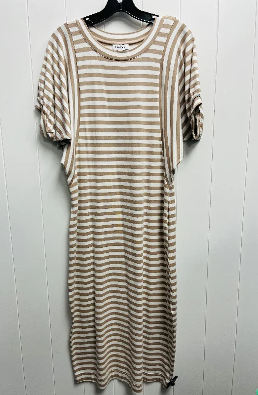 Daily Deals Tan Dress Casual Midi Nordstrom, Size Xs