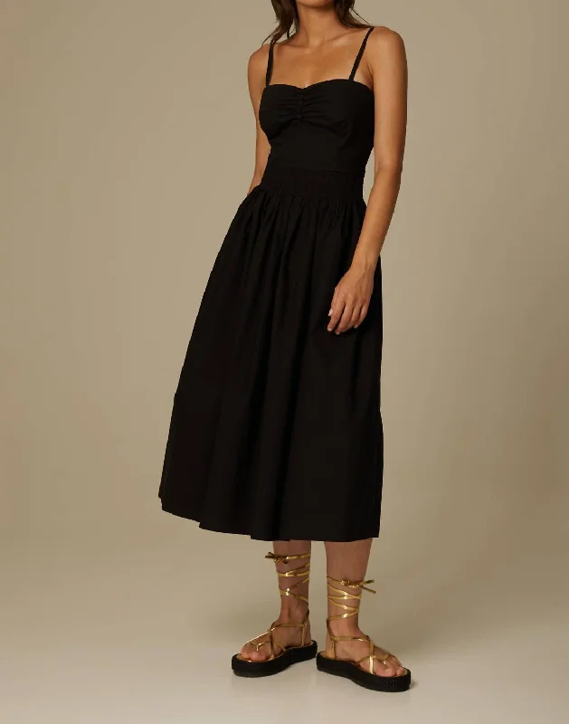 Big Discounts Miria Strappy Dress In Black