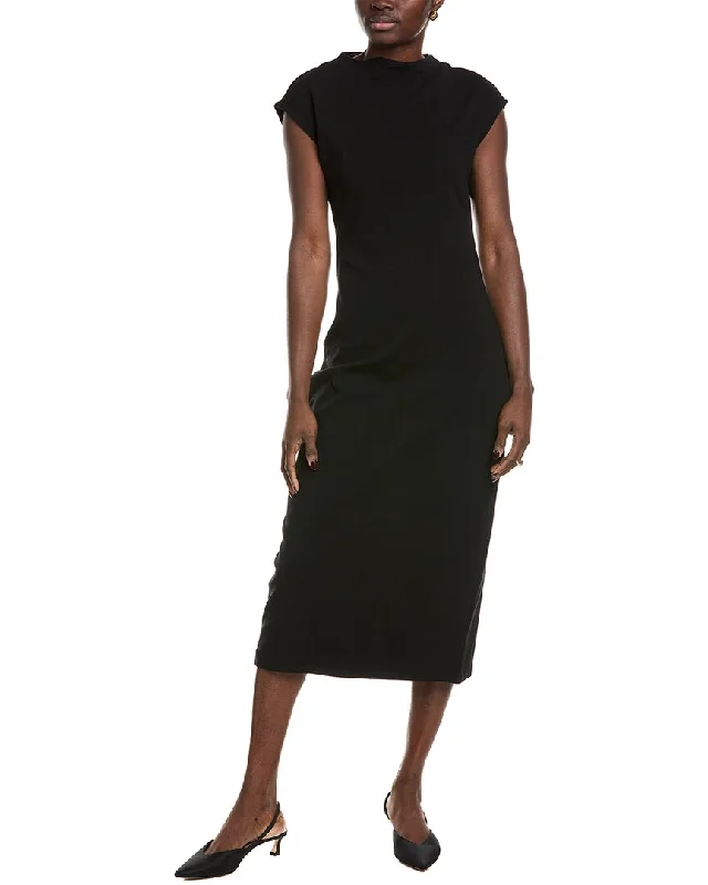 Price Break Vince Camuto Mock Neck Midi Dress