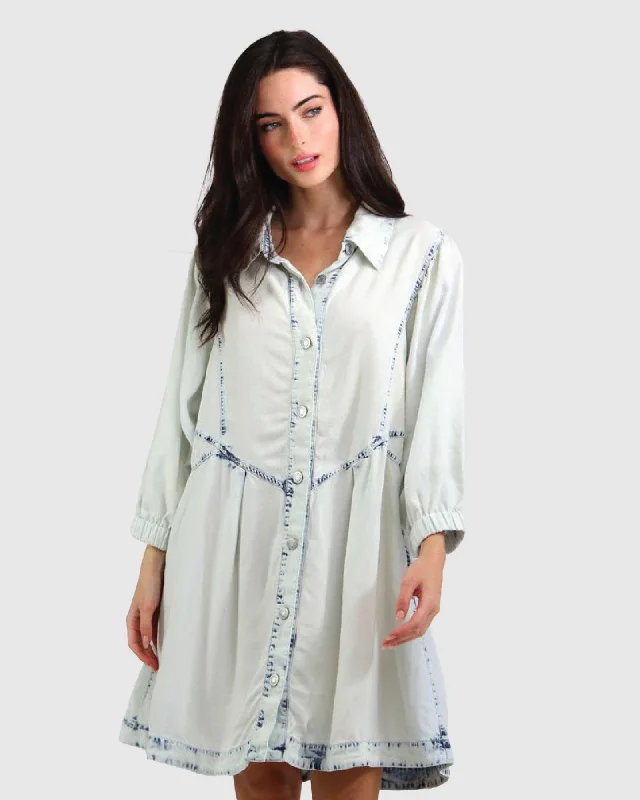 Exclusive Access Supercut Denim Dress
