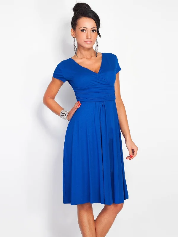 Sale Event KittenAlarm - Solid V-neck Dress