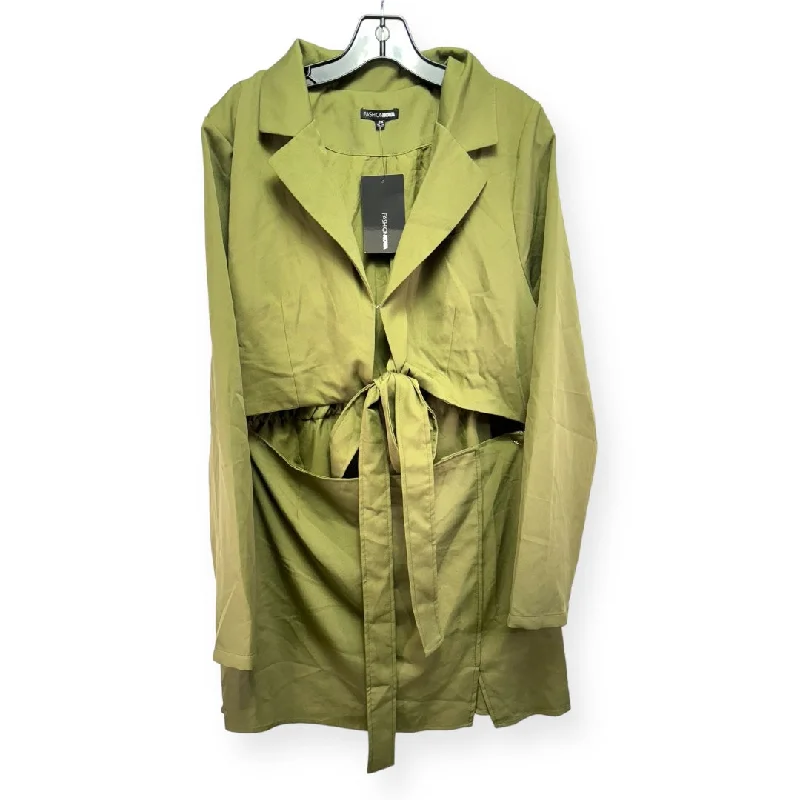 Great Deals Green Dress Casual Short Fashion Nova, Size 2x