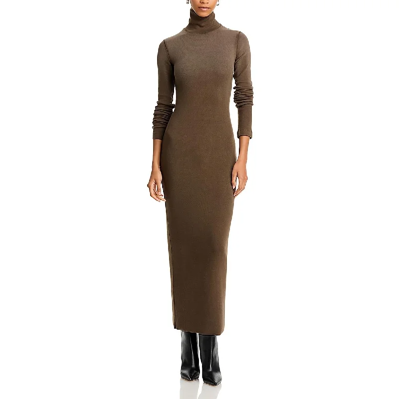 Instant Discount Verona Womens Modal Blend Turtleneck Maxi Dress