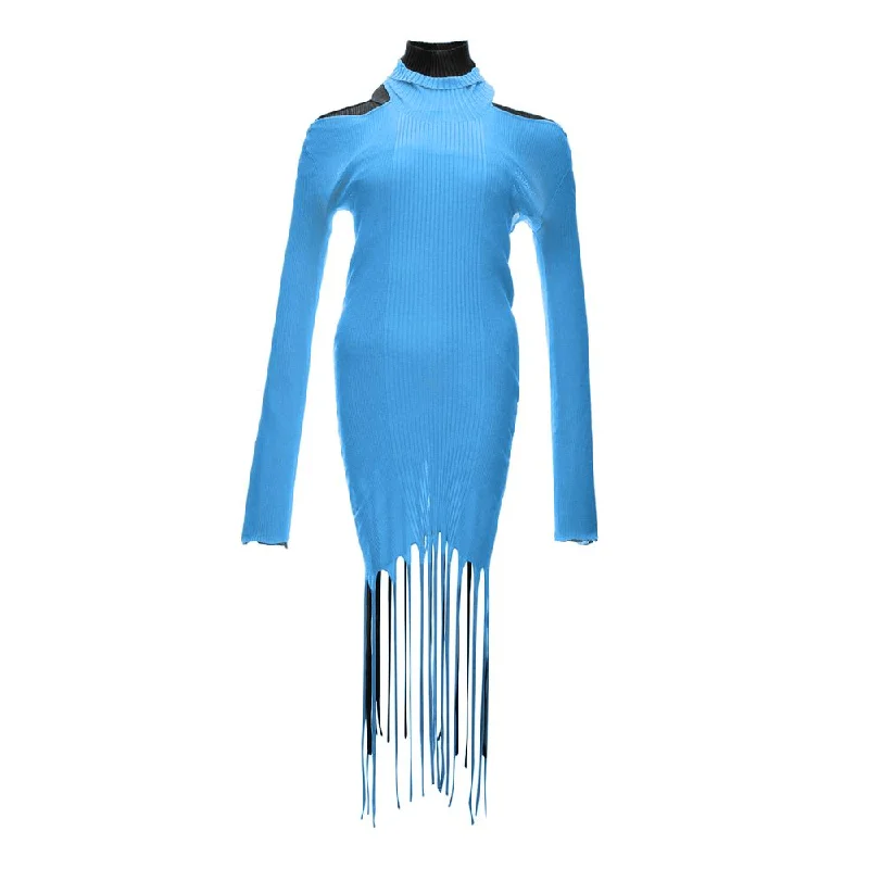 Extra Savings Saint Laurent blue Cotton Women's Dress