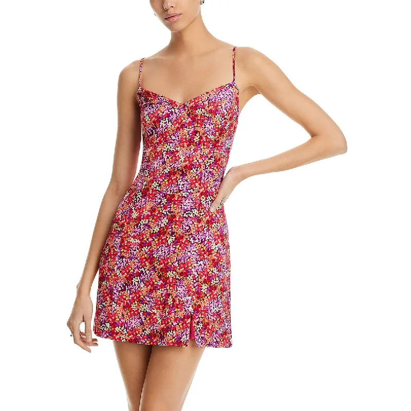 Big Discounts Womens Satin Mini Slip Dress