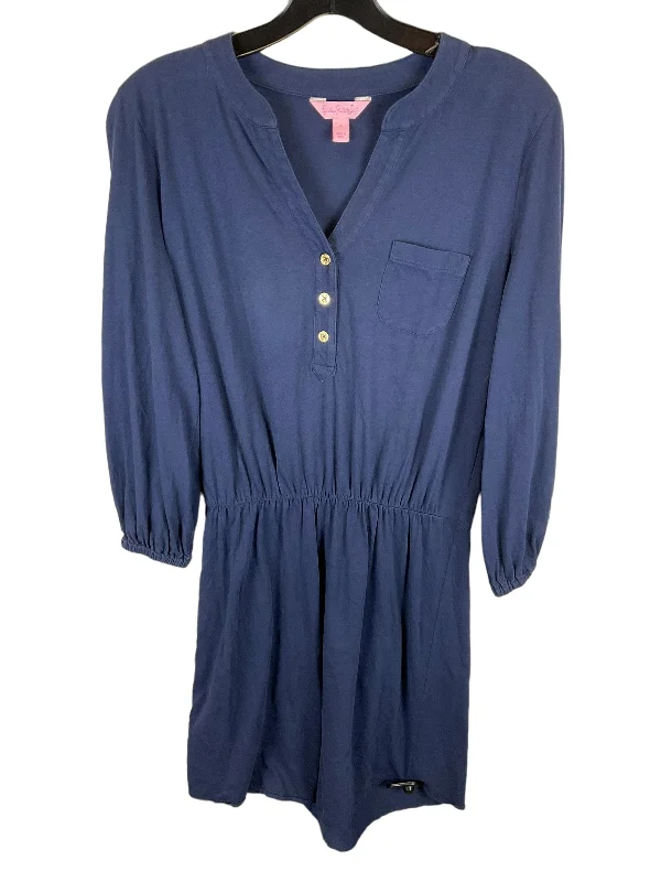 Savings Galore Navy Dress Party Short Lilly Pulitzer, Size S