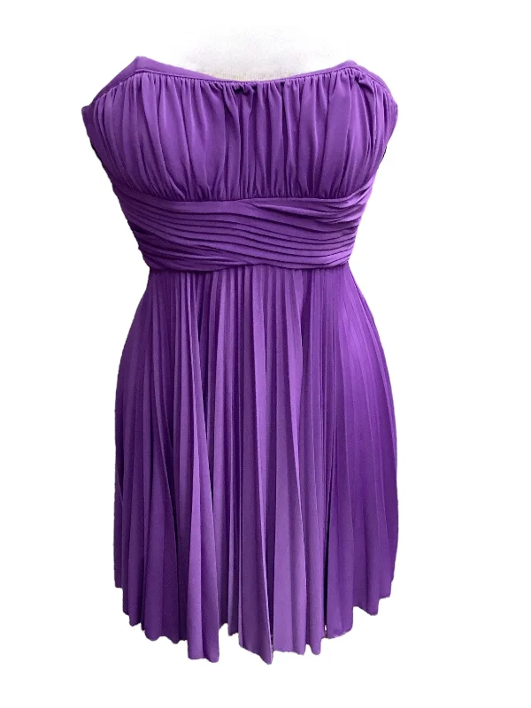 Quick Sale Purple Dress Party Midi Max And Cleo, Size 2