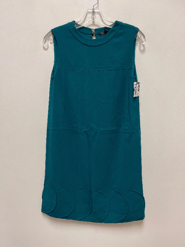 Shop and Save Teal Dress Casual Midi Cmb, Size Xs