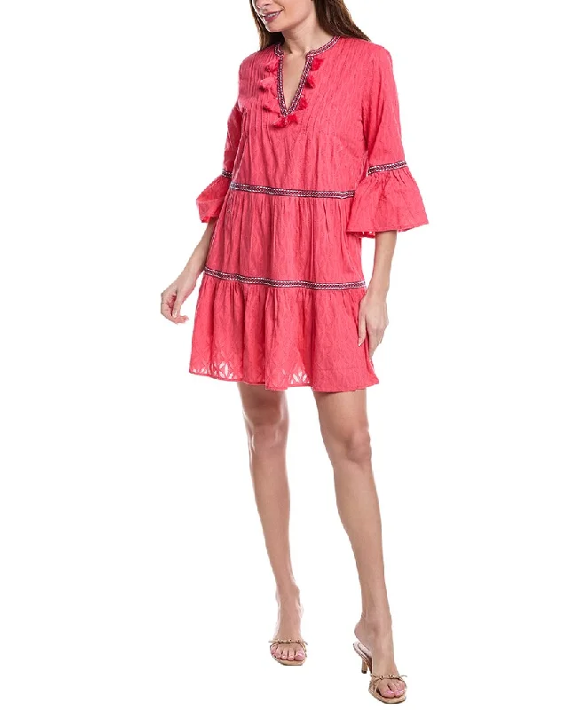 Unmissable Offer Tommy Bahama Clip Embroidered Tier Mini Dress
