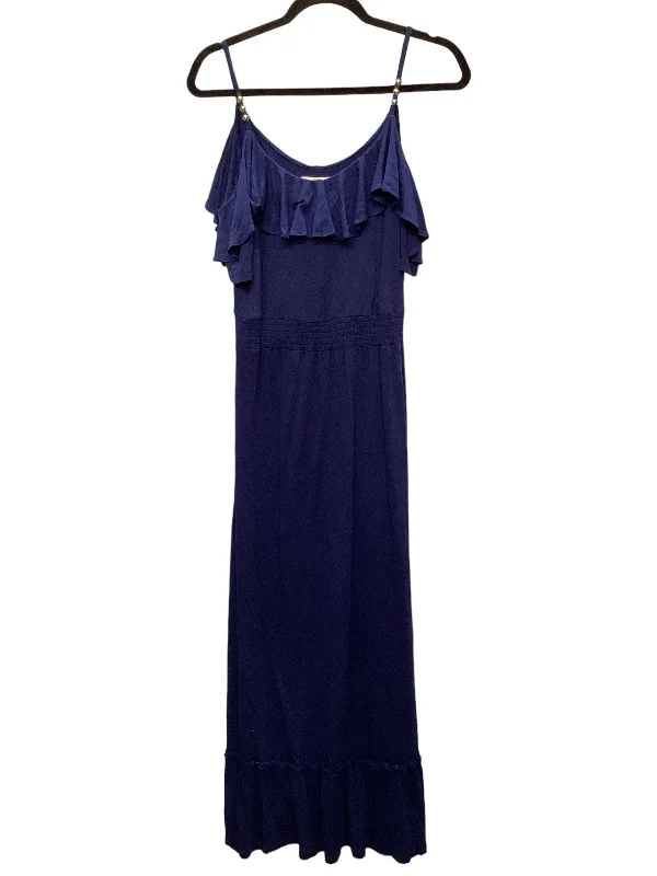 Crazy Deals Navy Dress Casual Maxi Michael By Michael Kors, Size M