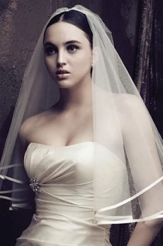 Price Drop Simple White Bridal Veil