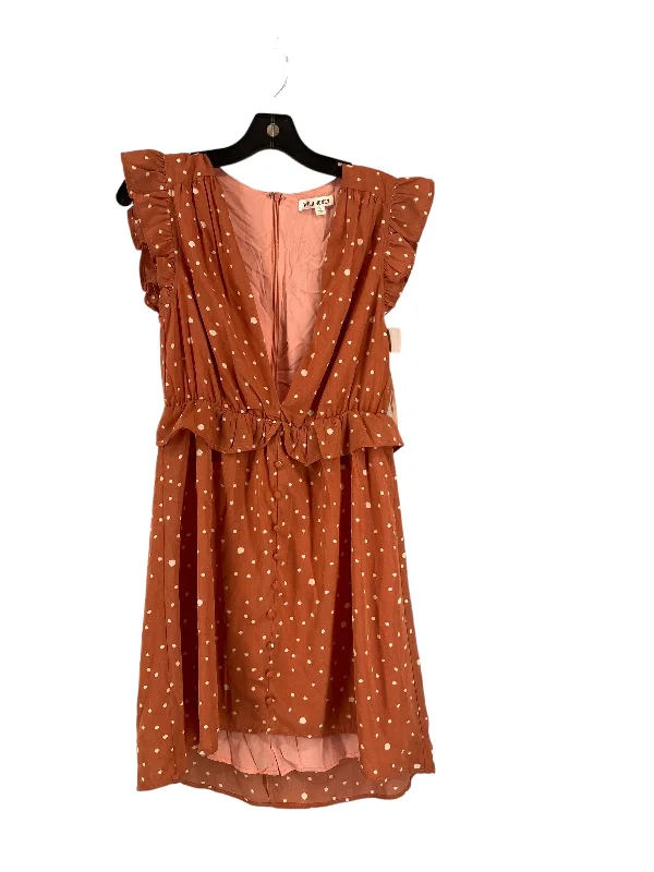 Limited Edition Pink Dress Casual Short Clothes Mentor, Size S