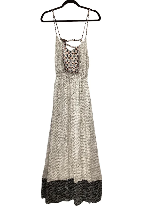 Deal of the Day Cream Dress Casual Maxi Skies Are Blue, Size S