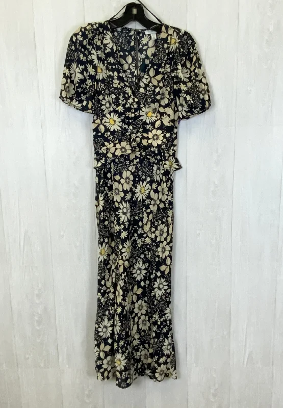 Can't Miss Navy Dress Casual Midi Topshop, Size Xs