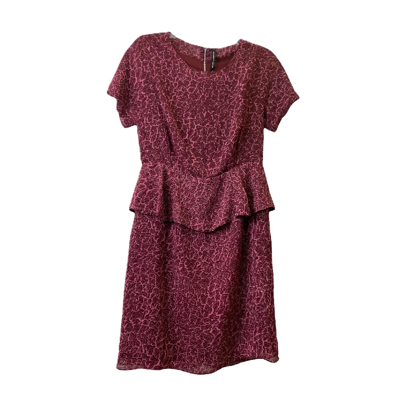 Early Bird Discount Red Dress Casual Midi By W118 By Walter Baker, Size: M