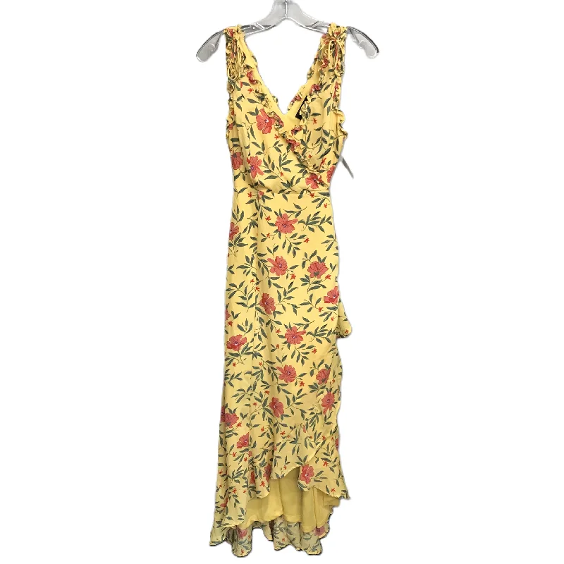 Deal Zone Yellow Dress Casual Maxi By Lulus, Size: M