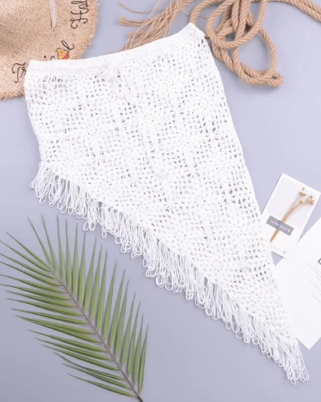 Time-Limited Offer 2025 Miss Sparkling Crochet Cover Up Skirt - W20504436