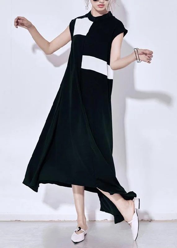 Extra Savings Art black chiffon Wardrobes Boho Christmas Gifts patchwork big hem Robe Summer Dress Extra Savings Art black chiffon Wardrobes Boho Christmas Gifts patchwork big hem Robe Summer Dress