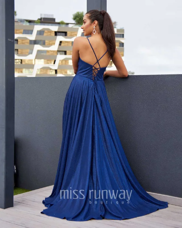Great Deals Monica Glitter Gown - Navy