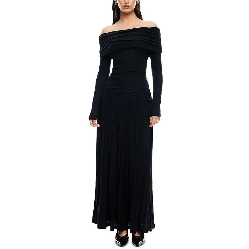 Discount Deals Field Of Dreams Womens Off-The-Shoulder Long Maxi Dress