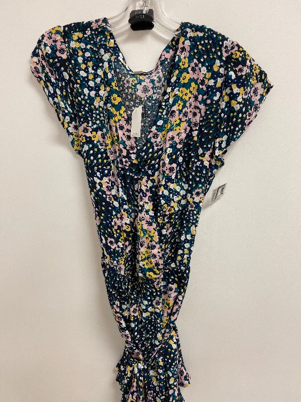 Mega Deal Floral Print Dress Casual Short Loft, Size M