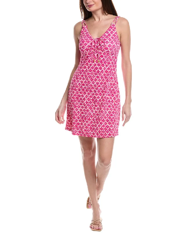 Deal of the Day Tommy Bahama Island Cays Shell V-Neck Mini Dress