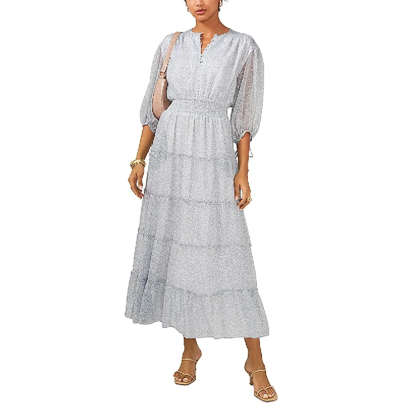 Daily Deals Womens Tiered Maxi Maxi Dress