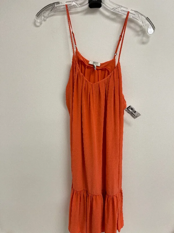 Price Drop Orange Dress Casual Short Joie, Size M
